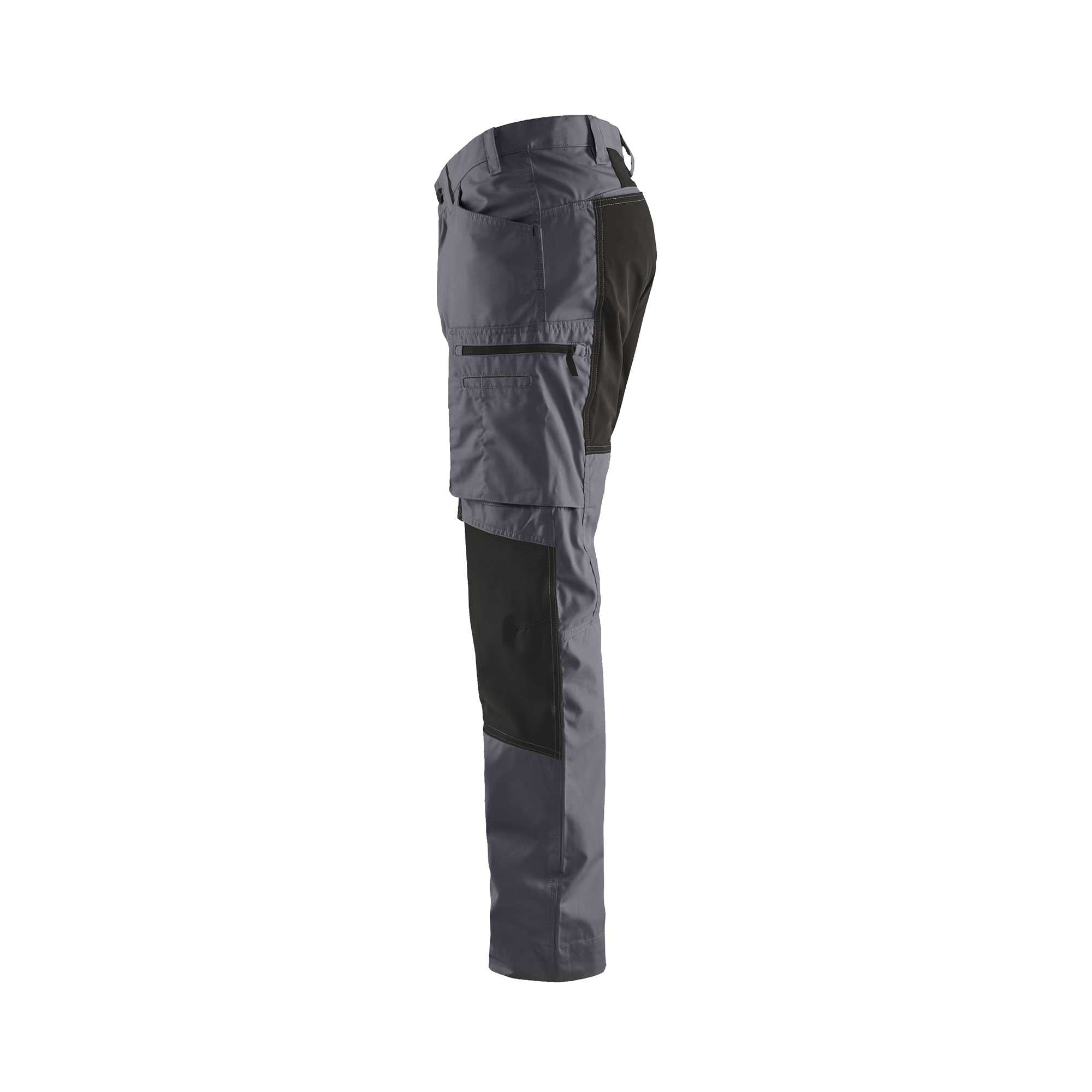 BLAKLADER 14591845 Service Trousers with Stretch Work Trousers Men - stretch panels